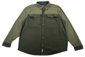 Patagonia Early Rise Snap Shirt Fleece Kelt Forest Green Men’s XL (Flaws Read) - Picture 1 of 12