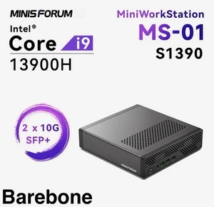 MINISFORUM MS-01 S1390, BAREBONE (NO RAM/SSD/OS) Intel Core i9-13900H - Picture 1 of 11