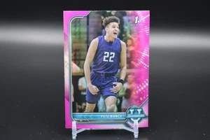 Baloncesto Bowman U 2022 Pete Nance #34 novato refractor rosa - Imagen 1 de 2