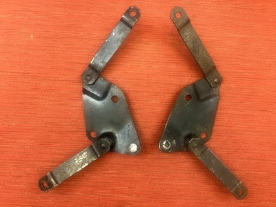 Raro Nuevo de Lote Antiguo Principales 1941 Ford, Mercury Hood Bisagras Hot Rat Rod Flathead #11A-16796-a Foto 1 de 4