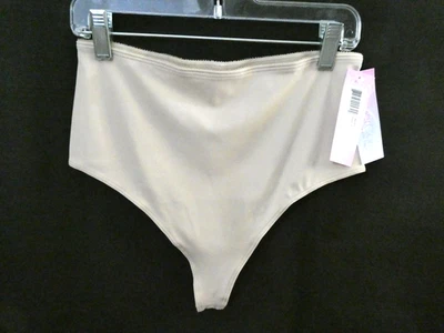 ¡NUEVO CON ETIQUETAS! Tanga Sassybax Power Cool Tummy Taming Desnudo Talla S BWT01 Por Amanda Kennedy Foto 1 de 4