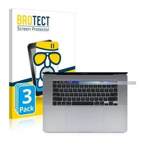 3x BROTECT Panzerfolie Schutzglas für Apple MacBook Pro 16" 2019 (NUR Touch  - Afbeelding 1 van 7