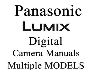 Panasonic Lumix DMC Camera User Guide Instruction Manual (group 4 - DMC) - Picture 1 of 33