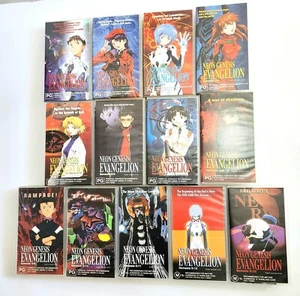Vintage Rare Neon Genesis Evangelion Video Tape VHS Volumes 1-13 Set | Anime - Picture 1 of 24