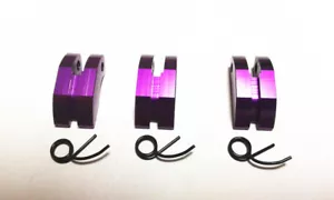 Aluminum Clutch Shoe (3PCS) For HPI Savage XL / X / 4.6 87151 86391 87196 Purple - Picture 1 of 1