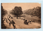 Postcard Wagon Trains Horses Rppc Soldiers' Mail Posted Liverpool Db 0666