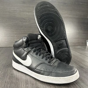 Nike Court Vision Mid  CD5466 001 Black-White Men's Size 12 Basketball Sport - Picture 1 of 13