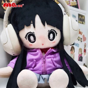 K-ON!Akiyama Mio 33 cm Sitting ver Plush Doll Dress-up Stuffed Toy Gift Pillow - Picture 1 of 6