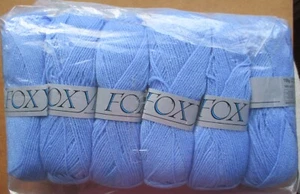 6 x 100g of Foxy DK Yarn: in Blue: New - Picture 1 of 4