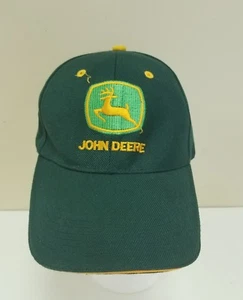 CAPPELLO BERRETTO JOHN DEERE REGOLABILE CHIUSURA CON GANCIO E PASSANTE VERDE - Foto 1 di 6