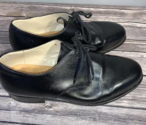 ZAPATOS MOCASINES BARKER OF ENGLAND NEGROS MUNRO OXFORD BROGUES TALLA HOMBRE’S 10 - Imagen 1 de 5