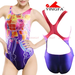 YINGFA 616 WOMEN'S RACING TRAINING SWIMSUITS SWIMWEARS M US GIRLS 10-12 30-40KG - Picture 1 of 2
