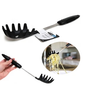 Soft Grip Pasta Server 12" Spaghetti Noodles Strainer Spoon Kitchen Utensil Tool - Picture 1 of 1