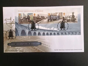 GB 2012 Locomotoras de Escocia en cubierta de primer día sin dirección - Glasgow S/H/S - Imagen 1 de 1