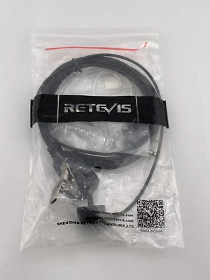 Retevis 2 Pin 1-Wire Surveillance Kit Acoustic Tube HQ Electromagnetic Speaker - Image 1 of 4
