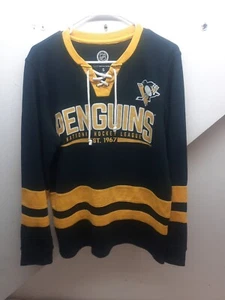 PITTSBURGH PENGUINS GIII BY CARL BANKS SWEATSHIRT - Small - Picture 1 of 4
