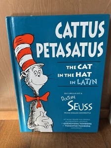 Cattus Petasatus The Cat In The Hat In Latin Dr. Seuss Literature Hardcover Book - Imagen 1 de 16