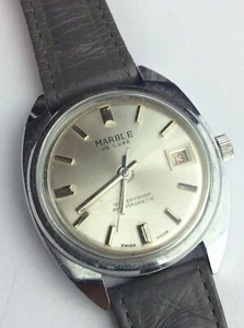 MARBLE De Luxe One Jewel Automatic Weatherproof ANTI MAGNETIC SHIP Worldwide - Picture 1 of 11