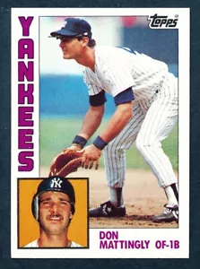 1984 Topps Baseball #8 Don Mattingly RC NRMT - Bild 1 von 2