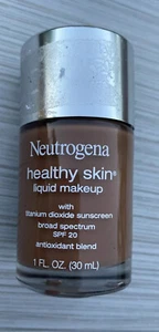 Neutrogena Healthy Skin Liquid Makeup Foundation 135 CHESTNUT SPF 20 New - Picture 1 of 4