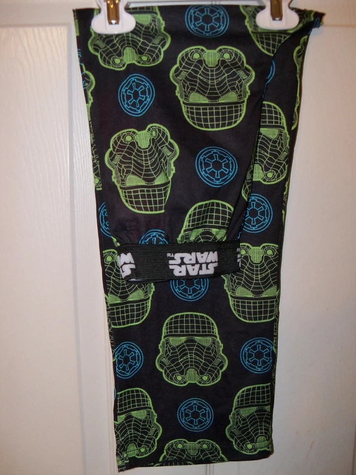Star Wars Storm Trooper Negro Verde PJ Dormir Salón Pijama Pantalones Niños 6/8 Nuevo con Etiquetas Foto 1 de 1