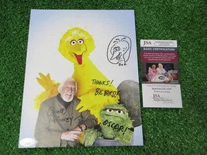 CAROLL SPINNEY SIGNED SKETCH 8x10 Big Bird Oscar JSA COA - Picture 1 of 7