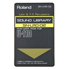 Tested ROLAND SN-U110-02 Latin & F.X. Percussions ROM Card for U-110 synth