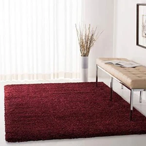 SAFAVIEH California Premium Shag Collection 4' x 6' Maroon SG151 Non-Shedding - Picture 1 of 7