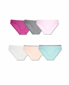 Fruit Of The Loom Womens Breathable Micro-Mesh Bikini Panty 6 Pack - Picture 1 of 2
