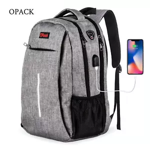 40L Large Laptop Backpack Waterproof Hiking Backpack School Bag Anti-theft Bag - Picture 1 of 10