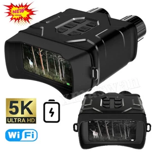 5K UHD Nachtsichtbrille 4" Infrarot Fernglas mit 10X Digitalzoom Videoaufnahme - Bild 1 von 27