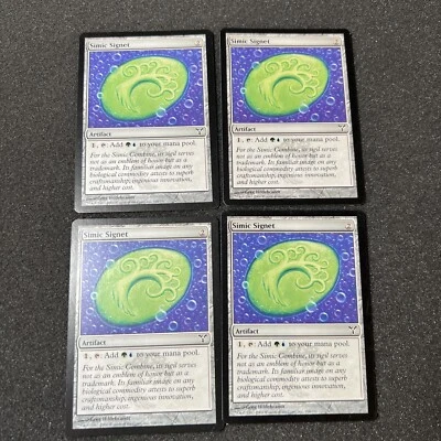 Simic Signet Magic The Gathering Mtg Artifact Dissension Card 4 - Image 1 of 4