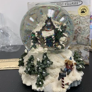 1E/35 Boyds Kringles Shanty Winter Wishes Wasserkugel Figur Musical 19701 Rarität - Bild 1 von 11
