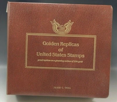41 GOLDEN REPLICAS STAMPS ISSUE APR 6 1989/JUL 6 1990 SET 1st DAY COVER 22K GOLD - Image 1 of 4