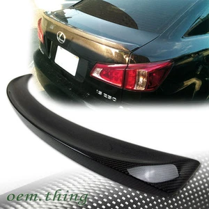 2012 Fit FOR Lexus IS250 IS350 Sedan IS F Rear Trunk Spoiler Wing Carbon - Bild 1 von 1