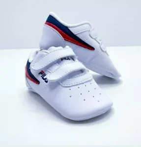 Fila Original Fitness Infant White Navy Red GJ8844704 Sneakers Shoes Size:1 - Picture 1 of 2