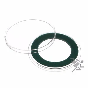 Air-Tite 5pcs 32.7mm Green Velour Ring 1oz Gold Eagle Coin Capsule Holders - Picture 1 of 1