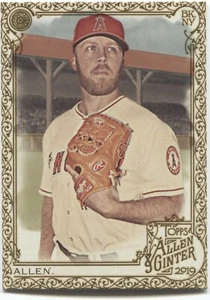 CODY ALLEN 2019 Allen & Ginter GOLD BORDER Hot Box - ANGELS - #215 - Picture 1 of 1