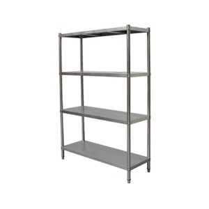 1800x600x1800mm Stainless Steel Shelving - Shop Kitchen Coolroom Shelves 4 tier - Picture 1 of 8