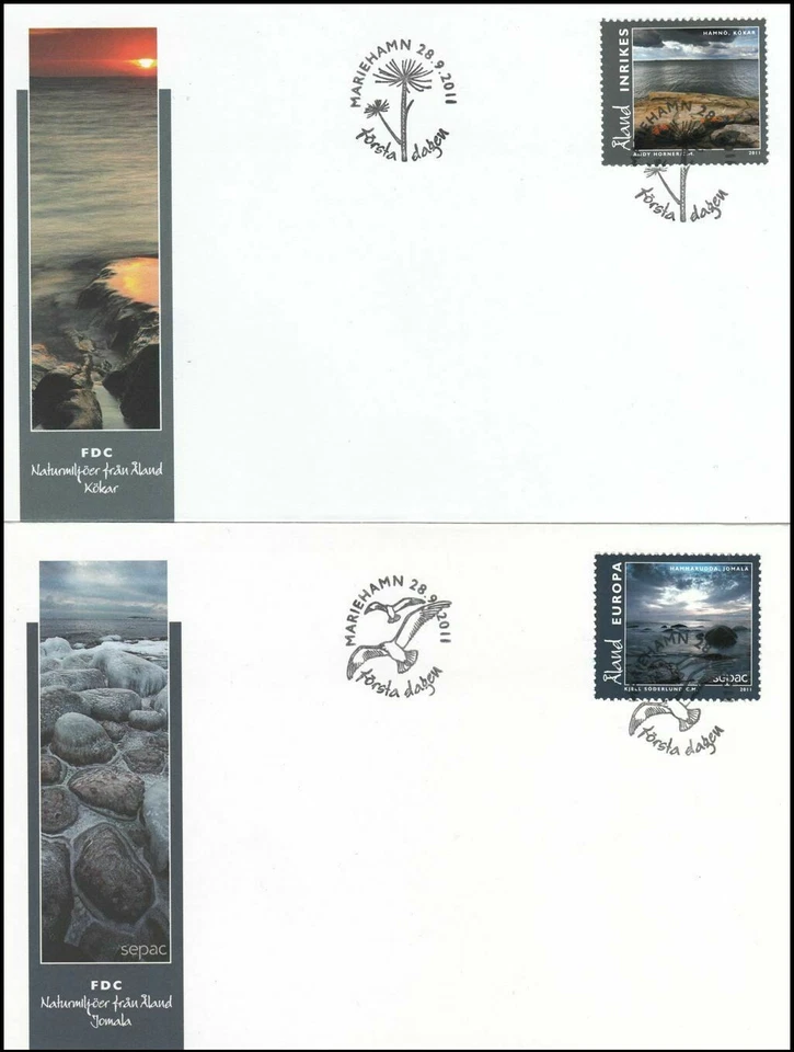 Nature Jomala Kokar Clean Climate Nice Landscape Europe Aland Finland 2 FDC 2011 - Image 1 of 1