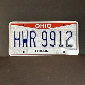 VINTAGE CAR AUTO EXPIRED LICENSE PLATE OHIO 2023 HWR 9912 CHEVY FORD DODGE - Picture 1 of 5