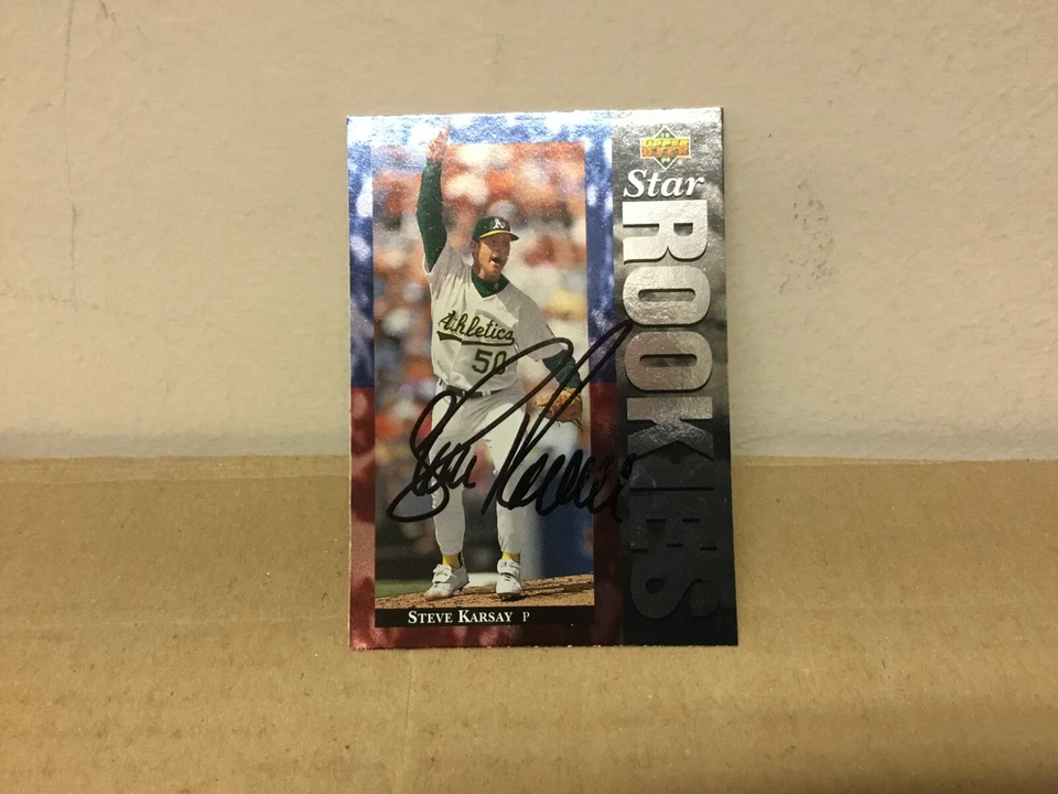 Steve Karsay Autographed Card - 1994 Upper Deck Baseball - Oakland Athletics - Image 1 of 1
