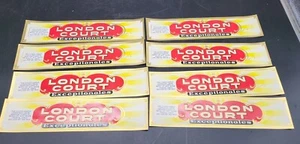 8 ETICHETTE SCATOLA SIGARI VINTAGE MAI USATE (ECCEZIONALI CORTE LONDRA) - Foto 1 di 6