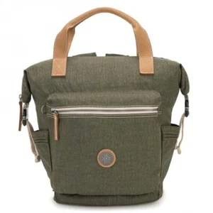 KIPLING EDGELAND TSUKI (S) SAC A DOS TRANSFORMABLE 36CMX23CMX15CM URBAN KHAKI - Imagen 1 de 5