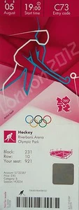 TICKET Olympia 5.8.2012 Men's Hockey Großbritannien - Australien C73 - Picture 1 of 1