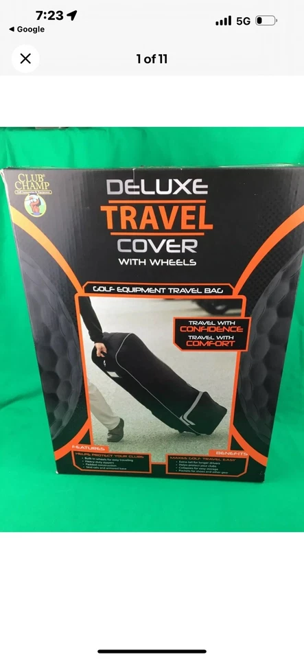 Cubierta de viaje Club Champ Deluxe con ruedas Foto 1 de 2