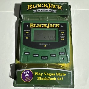 Gioco Blackjack elettronico portatile stile Las Vegas nuovo in confezione nuovo con scatola RecZone - Foto 1 di 2