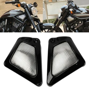 Black Airbox Frame Neck Side Cover For Harley V-Rod VRSCA VRSCB VRSCX VRSCAW SU - Picture 1 of 9