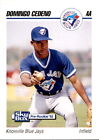 1992 Knoxville Blue Jays SkyBox #378 Domingo Cedeno Dominican Republic DR Card