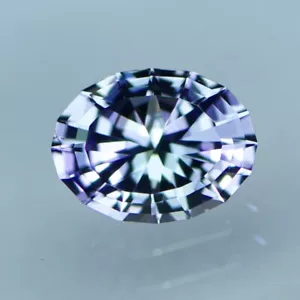 1.28ct Natural Tanzanite, Custom Cut, 8.19 x 6.14mm, Video Link In Description - Picture 1 of 2
